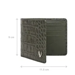 Hidesign Libya Sb Green Casual Leather Bi-Fold Wallet image 2
