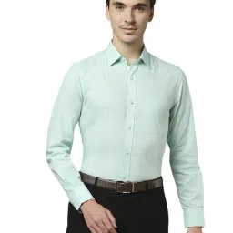 Raymond Green Cotton Regular Fit Shirt-picture-31