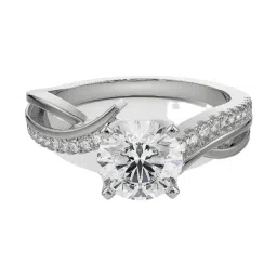 Emori 14k White Gold & Diamond Adrey Ring image 2