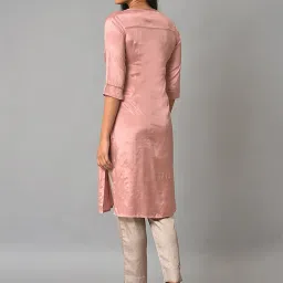 Aurelia Pink Straight Kurta image 2