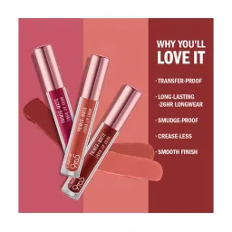 Lakme 9to5 Primer + Matte Liquid Lip Color MN2 Mocha - 4.2 ml image 4