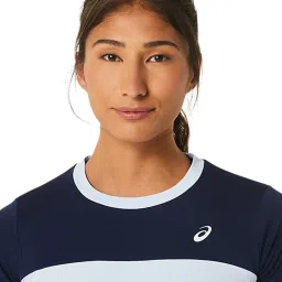 Asics Court SS Blue T-Shirt image 5