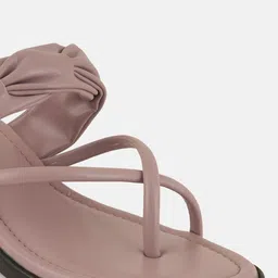 Rubeezz Women Textured Wedge Sandals image 3