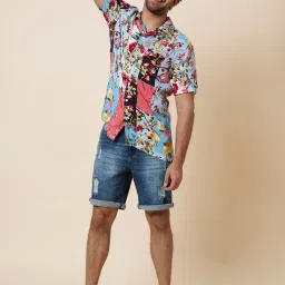 Globus Multicolor Regular Fit Printed Shirt image 5