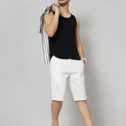 celio celio* White Regular Fit Shorts image 5