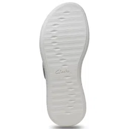 Clarks Women's Glide Post 2 Silver Thong Wedges image 5