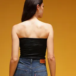 HERE&NOW Textured Tube Crop Top image 4