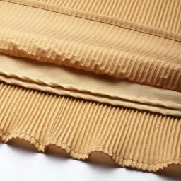 Cottinfab Beige A-Line Polyester Dress image 5