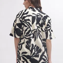 Gant Cream & Black Printed Shirt image 2