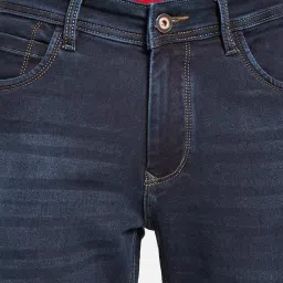 Octave Blue Cotton Regular Fit Jeans image 5