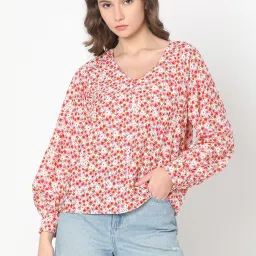 Vero Moda Multicolor Floral Print Top image 2