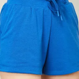 Ginger by Lifestyle Blue Cotton Shorts image 5