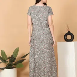 Sweet Dreams Grey Printed Nighty image 2