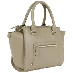 Giordano Value Line Beige Solid Medium Handbag image 5