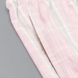 Enamor Pink Cotton Printed Lounge Pants image 5