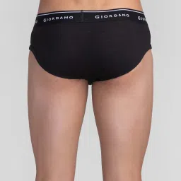 Giordano Grey & Black Briefs - Pack of 2 image 2