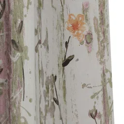 DDECOR Live Beautiful Pink & Off White 5 ft. Window Curtain - Set of 1 image 3