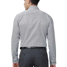 Raymond Yellow Cotton Classic Fit Printed Shirts image 2