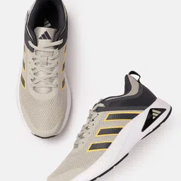 ADIDAS Men Woven Design Round-Toe Adimove Running Shoes with Striped Detail-picture-35