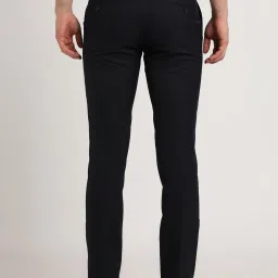 Turtle Navy Slim Fit Trousers image 2