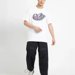 Adidas Originals White Cotton Regular Fit Printed Sports T-Shirt image 4