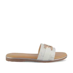 Tresmode Women's White Casual Sandals image 2