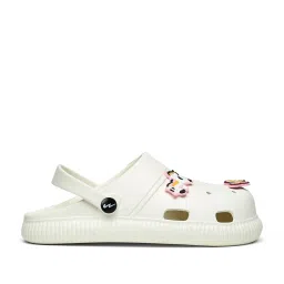 Campus Kids GC-9002C White Clogs image 2