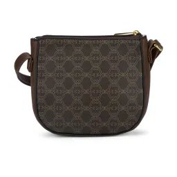 Lavie Clover Choco Logo Leather Small Cross Body Bag image 2