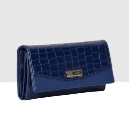 Esbeda Blue Textured Medium Wallet image 2