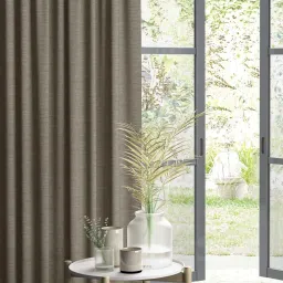 DDECOR Live Beautiful Olive 9 ft. Large Door Curtain - Set of 1 image 1