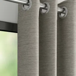 DDECOR Live Beautiful Olive 9 ft. Large Door Curtain - Set of 1 image 2