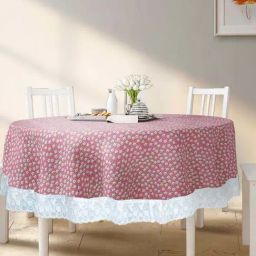 Bianca Classic Clear Pink Pvc 4 Seater Table Cloth-picture-31