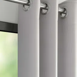 DDECOR Live Beautiful Grey 7 ft. Door Curtain - Set of 1 image 2