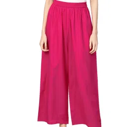 N-Gal Multicolor Flared Fit Palazzos (Pack Of 2) image 4