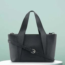 Fastrack Black Solid Medium Tote Handbag-picture-23
