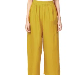 N-Gal Multicolor Flared Fit Palazzos (Pack Of 2) image 2