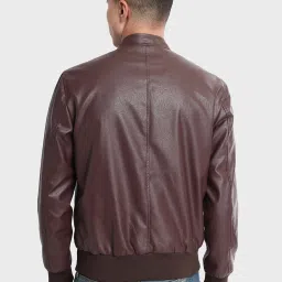 Bewakoof Brown Regular Fit Jackets image 2