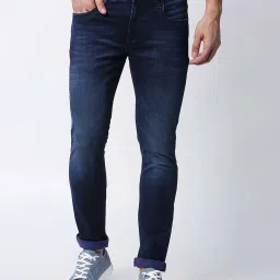 Dragon Hill Blue Slim Tapered Fit Jeans image 1