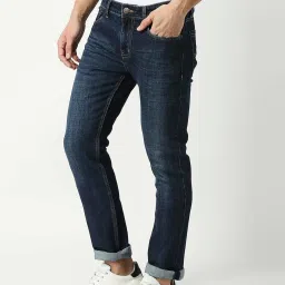 Dragon Hill Blue Slim Straight Jeans image 3