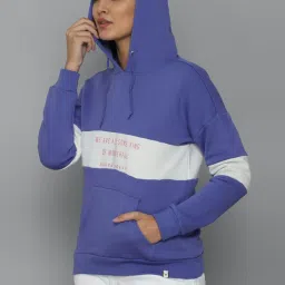 Allen Solly Blue Cotton Printed Sweatshirt image 3