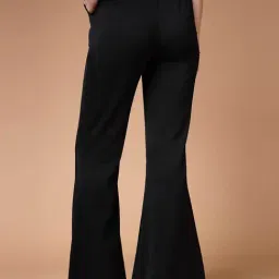 Melon by PlusS Black High Rise Bootcut Pants image 2