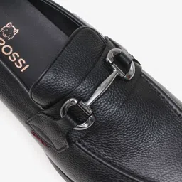 TONI ROSSI Men Leather Round Toe Loafers image 2