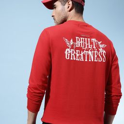 glitchez Typography Printed Round Neck Sweatshirt-image-71