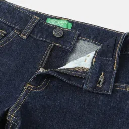 United Colors Of Benetton Blue Bootcut Fit Jeans image 3