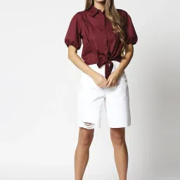 Remanika Red Pure Cotton Shirt image 5