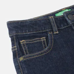 United Colors Of Benetton Blue Bootcut Fit Jeans image 4