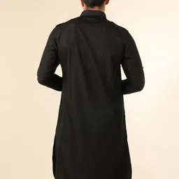 Diwas by Manyavar Men Shirt Collar Pathani Kurta image 4