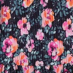 R&B Kids Navy Floral Print Regular Fit Top image 5