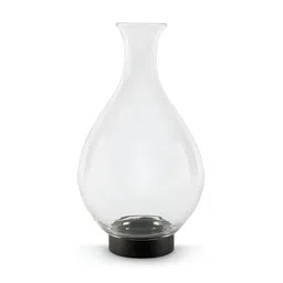 IAAH Transparent Carol Clear Glass Flower Vase image 2
