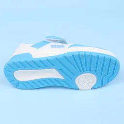 Babyoye Casual Shoes with Velcro Closure Lace Detailing & Tape Design - Blue image 4